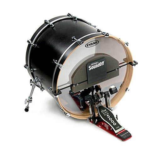 Evans Soundoff Drum Mute Pads   Drum Pads For Acoustic Drum Sets   Drum Mutes Pack   For Bass Drums   Great For Silencing Drum K